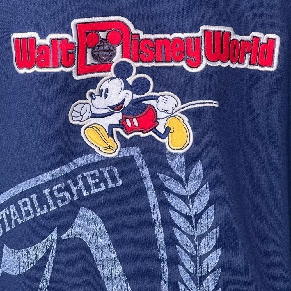 Disney Parks Established 1971 Zip Front Mickey Mouse Embroidered Patch H…